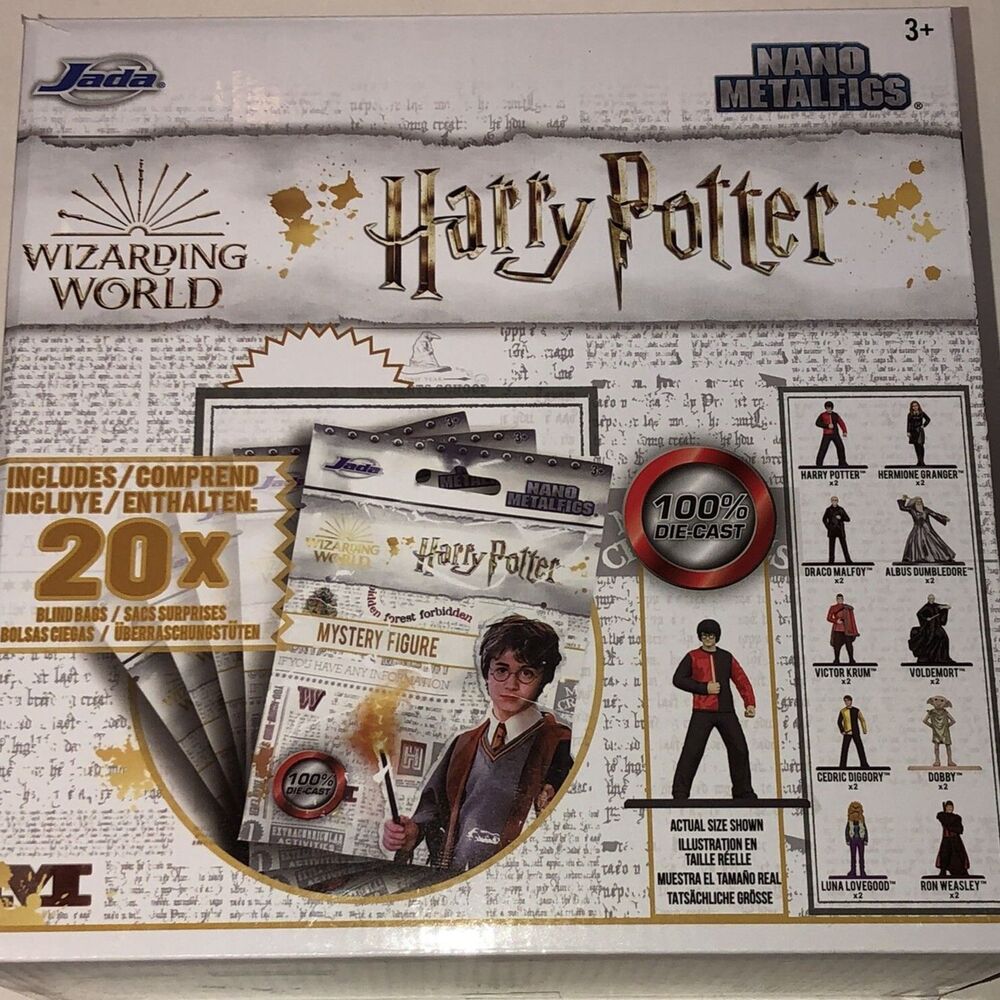 Harry Potter Jada Nano Metalfigs Mini Figures 20 Blind Bags 100% Die-Cast NIB